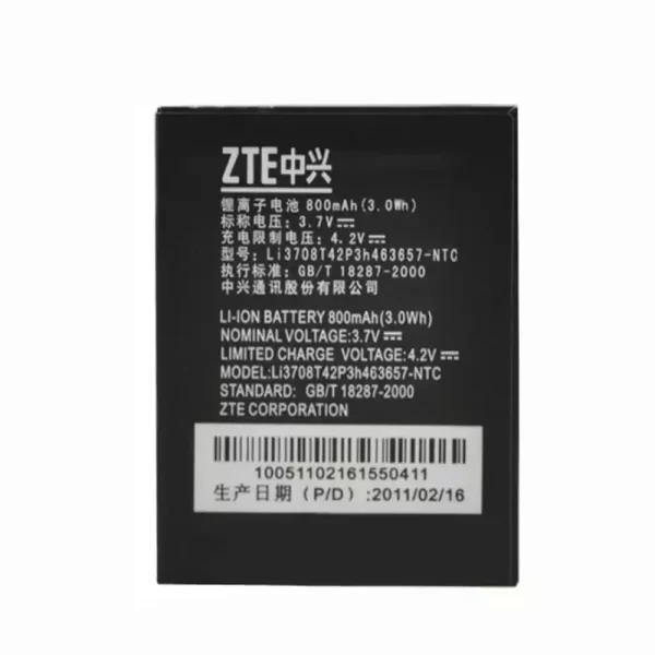 Baterija za mobilnega telefona Li3708T42P3h463657 za ZTE F290,N281,Z221,Z222