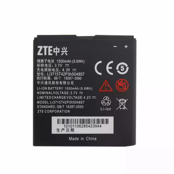 Baterija za mobilnega telefona Li3715T42P3h504857 za ZTE N799D,V768,V788D,U880S,U830,U810,U812,N788,V6700,Z992