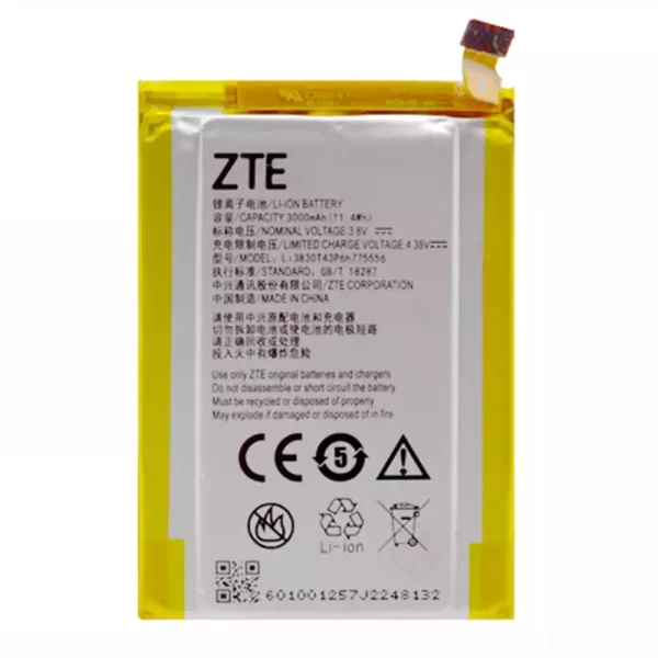 Baterija za mobilnega telefona Li3830T43P6h775556 za ZTE Axon A2015
