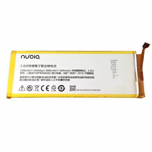 Baterija za mobilnega telefona Li3803T43P3hB34243 za Nubia Z7 MAX,NX505J