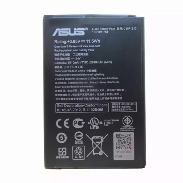 Baterija za mobilnega telefona C11P1510 za ASUS ZenFone GO