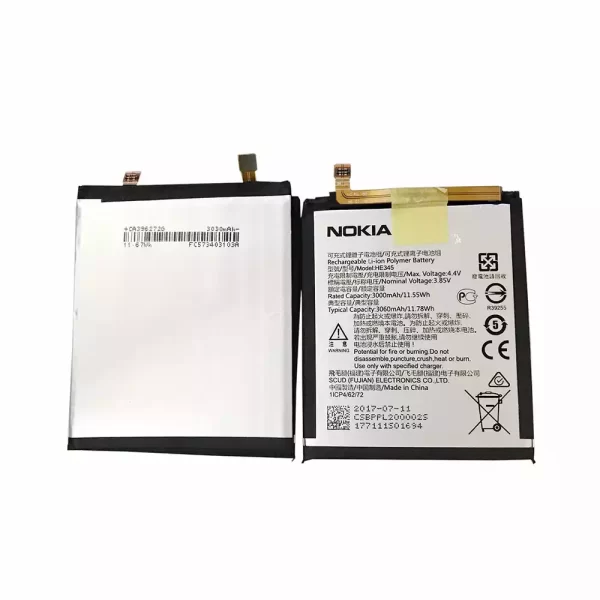 Baterija za mobilnega telefona HE345 za Nokia 6 II 2018