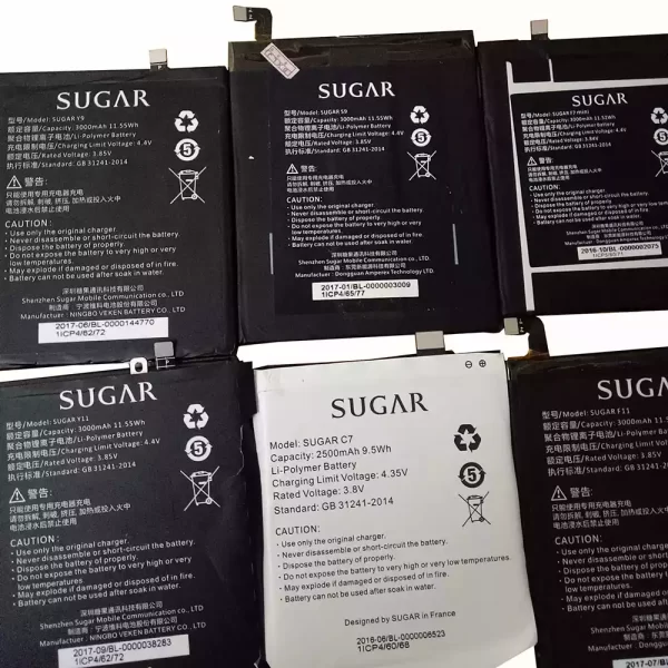 Baterija za mobilnega telefona za SUGAR F11