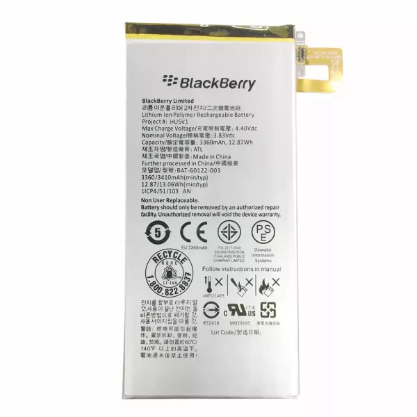 Baterija za mobilnega telefona BAT-60122-003 za BlackBerry Priv