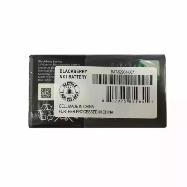 Baterija za mobilnega telefona BAT-52961-003 za BlackBerry Q10