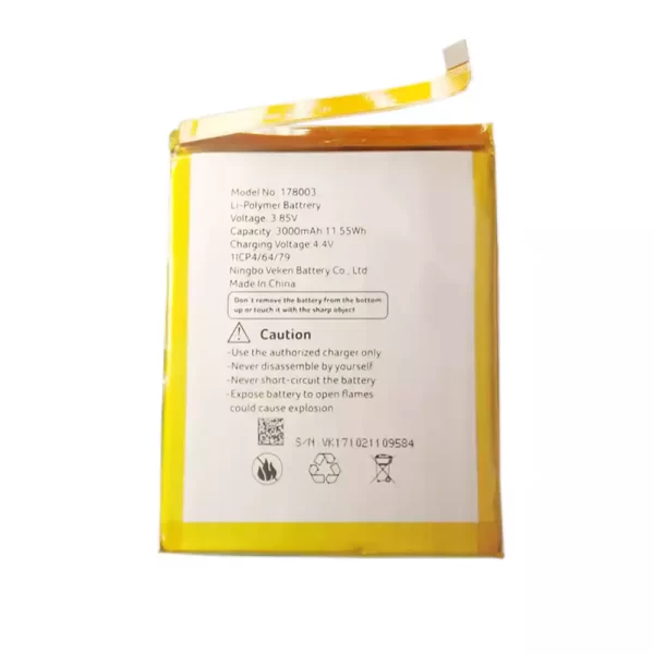 Baterija za mobilnega telefona 178003 za Vernee M5