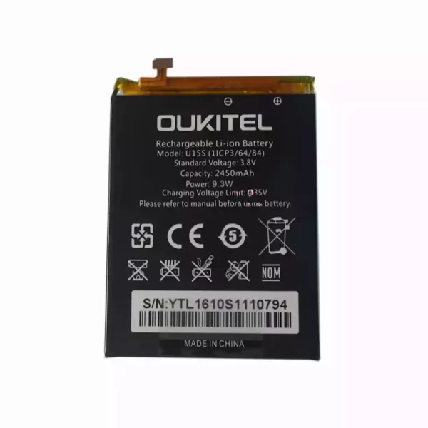 Baterija za mobilnega telefona za OUKITEL U15S