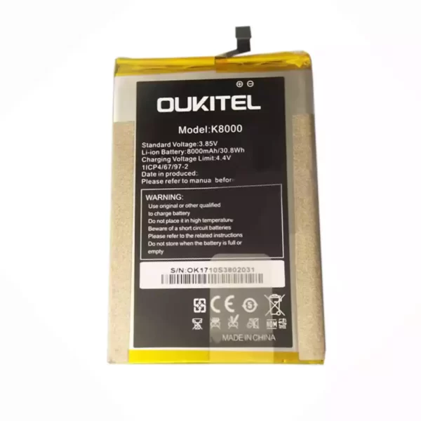 Baterija za mobilnega telefona za OUKITEL K8000