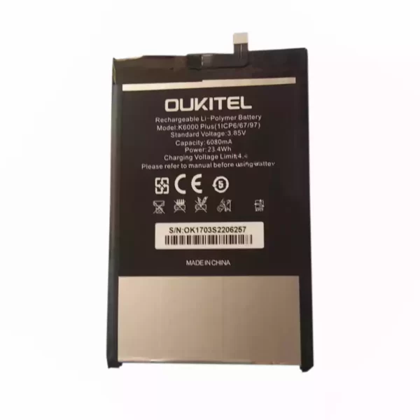 Baterija za mobilnega telefona za OUKITEL k6000 plus