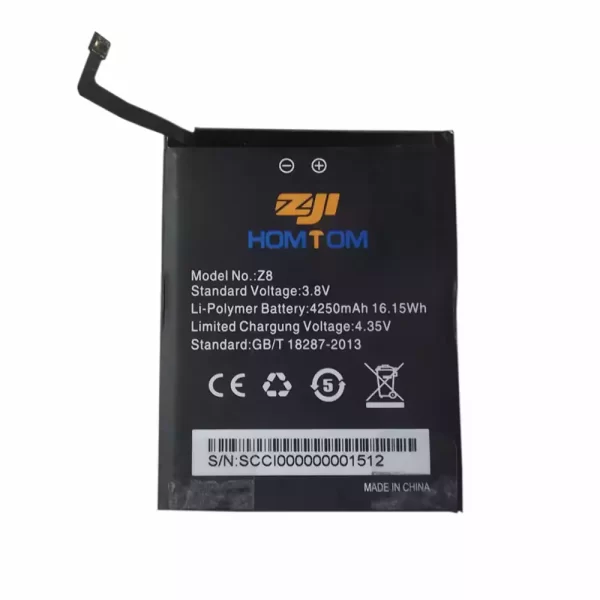 Baterija za mobilnega telefona za HOMTOM ZOJI Z8