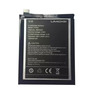 Baterija za mobilnega telefona za UMIDIGI Z PRO