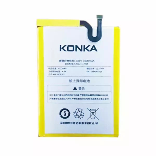 Baterija za mobilnega telefona KLB300P385 za KONKA S5