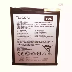 Baterija za mobilnega telefona TLP027AJ za TCL 750