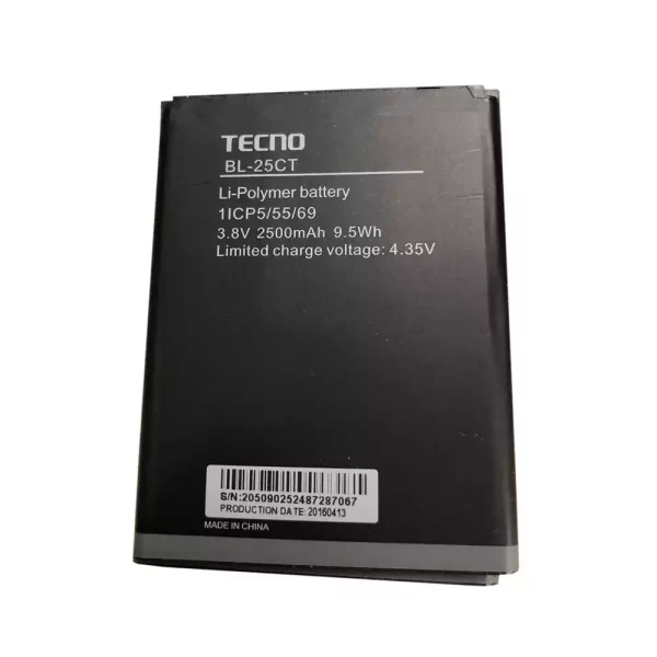 Baterija za mobilnega telefona za TECNO BL-25CT
