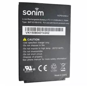 Baterija za mobilnega telefona BAT-03180-01S za Sonim XP5,XP5700