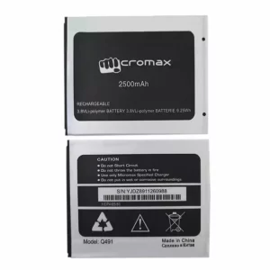 Baterija za mobilnega telefona za Micromax Q491