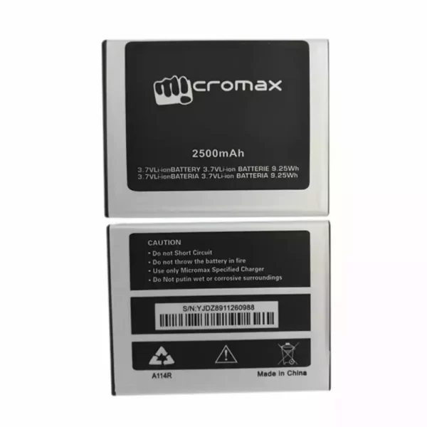 Baterija za mobilnega telefona za Micromax A114R