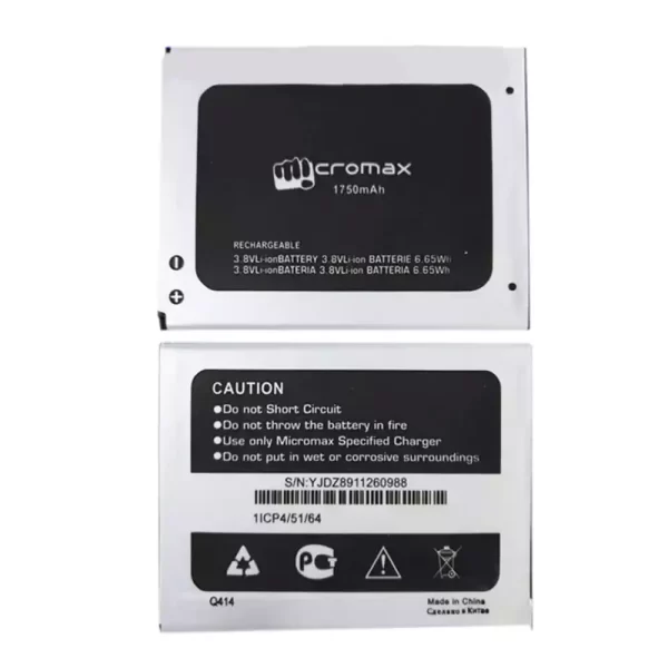 Baterija za mobilnega telefona za Micromax Q414