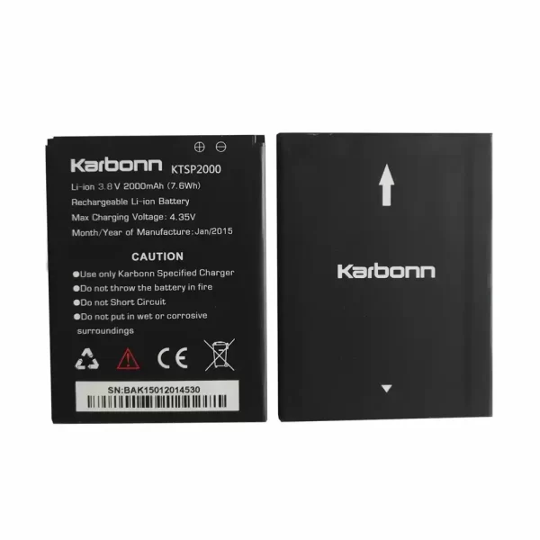 Baterija za mobilnega telefona za Karbonn KTSP2000