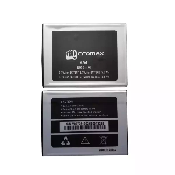 Baterija za mobilnega telefona za Micromax A94