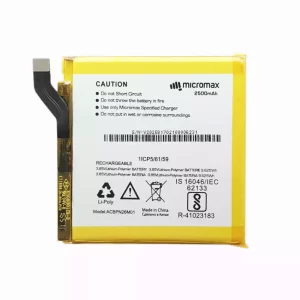Baterija za mobilnega telefona za Micromax ACBPN26M01