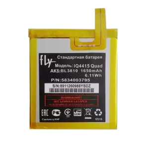 Baterija za mobilnega telefona BL3810 za FLY IQ4415