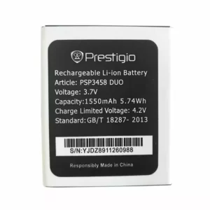 Baterija za mobilnega telefona PSP3458 DUO za Prestigio wize O3