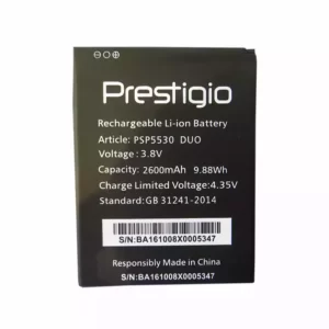 Baterija za mobilnega telefona PSP5530 DUO za Prestigio Grace Z5