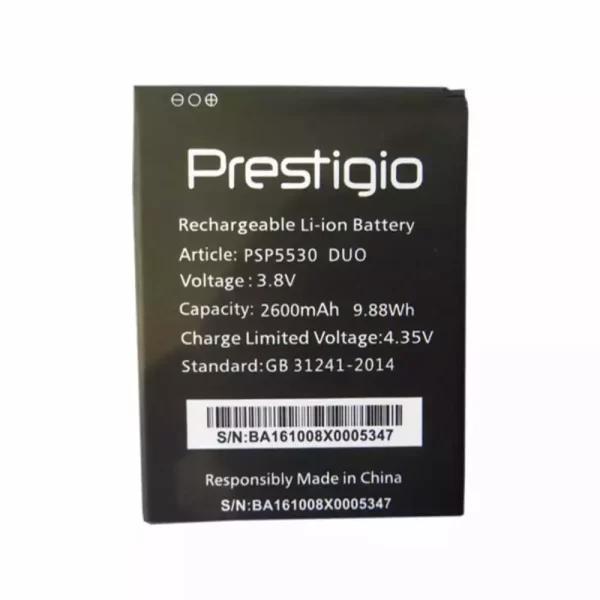 Baterija za mobilnega telefona PSP5530 DUO za Prestigio Grace Z5