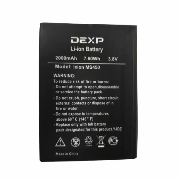 Baterija za mobilnega telefona za DEXP Ixion MS450