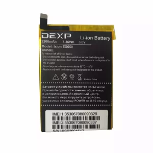 Baterija za mobilnega telefona za DEXP Ixion ES650