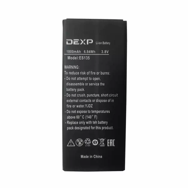 Baterija za mobilnega telefona za DEXP Ixion ES135