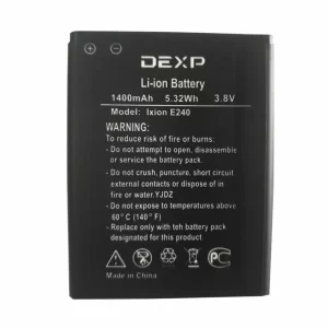 Baterija za mobilnega telefona za DEXP Ixion E240