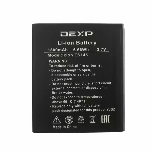 Baterija za mobilnega telefona za DEXP Ixion ES145
