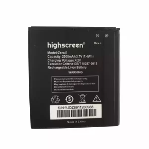 Baterija za mobilnega telefona za Highscreen Zera S (Rev.s)