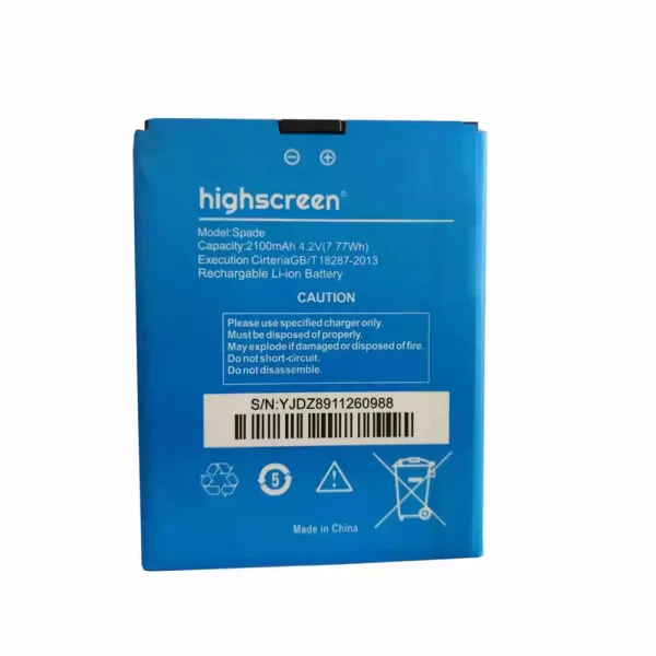 Baterija za mobilnega telefona za Highscreen Spade