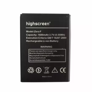 Baterija za mobilnega telefona za Highscreen Zera F