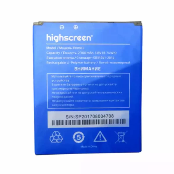 Baterija za mobilnega telefona za Highscreen PRIME L