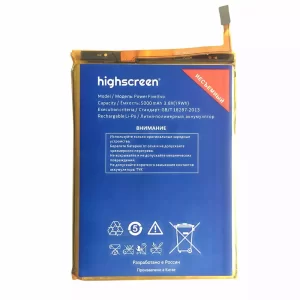 Baterija za mobilnega telefona za Highscreen Power Five Evo