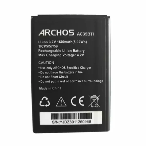 Baterija za mobilnega telefona za ARCHOS AC35BTI