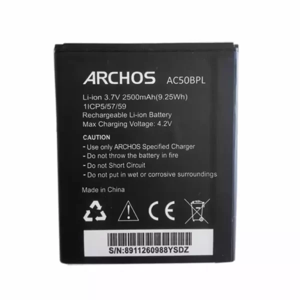 Baterija za mobilnega telefona za ARCHOS AC50BPL