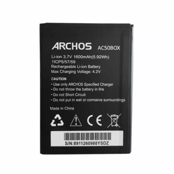 Baterija za mobilnega telefona za ARCHOS AC50BOX