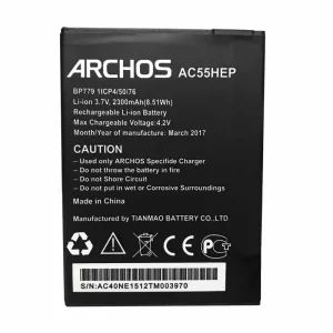 Baterija za mobilnega telefona za ARCHOS AC55HEP