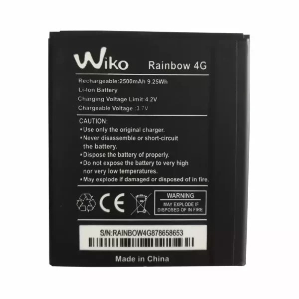 Baterija za mobilnega telefona za Wiko Rainbow 4G