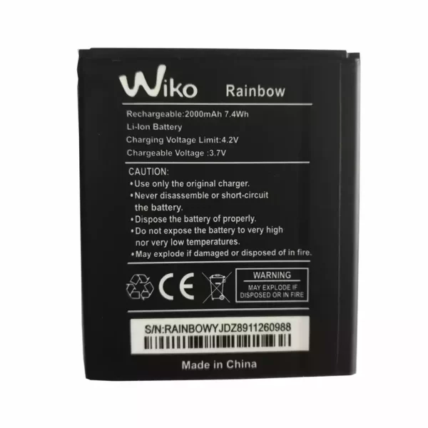 Baterija za mobilnega telefona za Wiko Rainbow