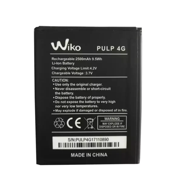 Baterija za mobilnega telefona za Wiko PULP 4G