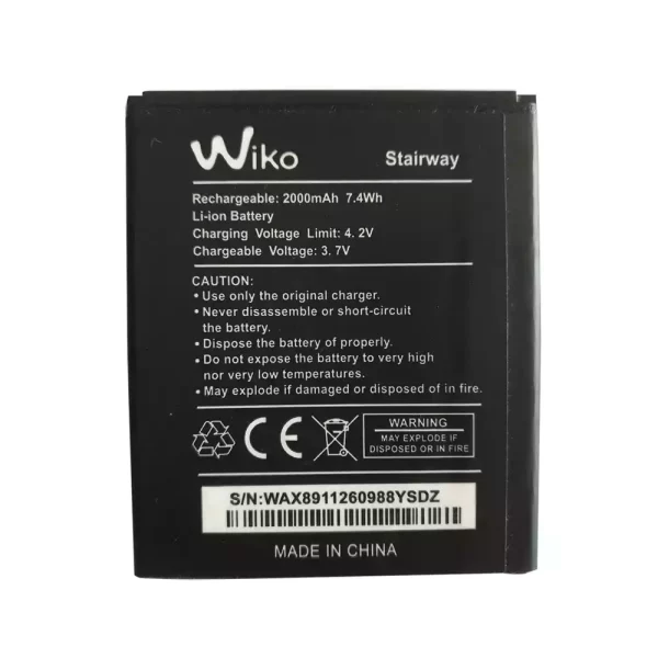 Baterija za mobilnega telefona za Wiko Stairway