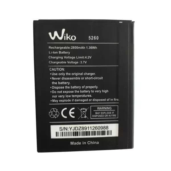 Baterija za mobilnega telefona za Wiko 5260
