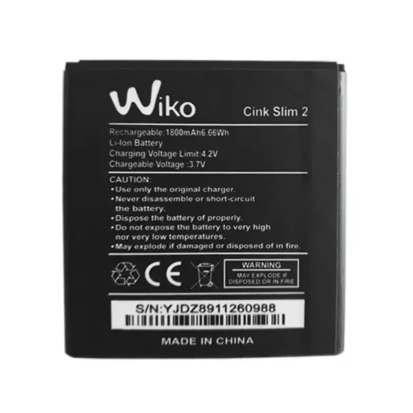 Baterija za mobilnega telefona za Wiko Cink Slim 2