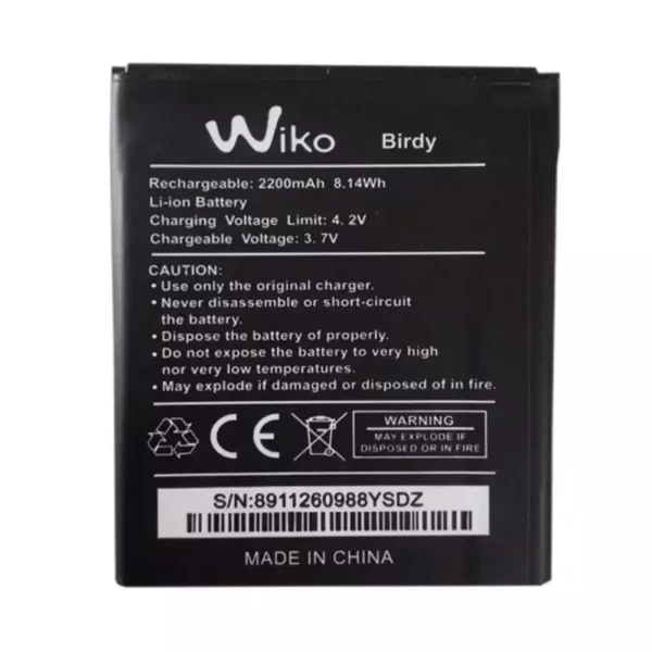 Baterija za mobilnega telefona za Wiko Birdy